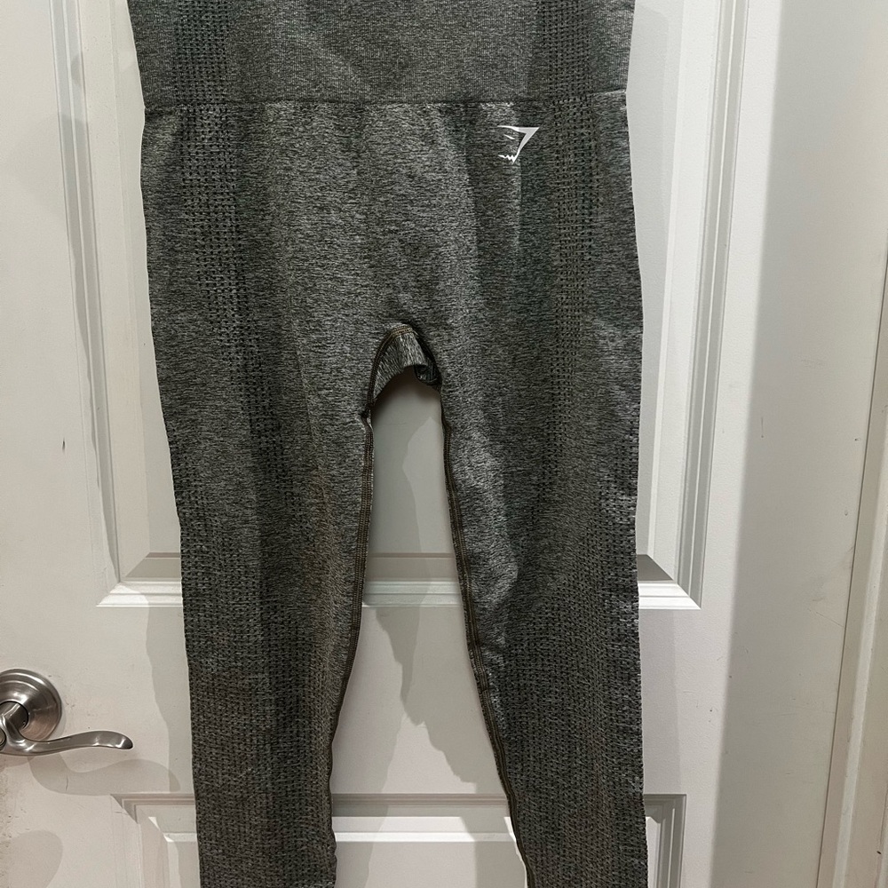 Gymshark Kids Charcoal Seamless Leggings